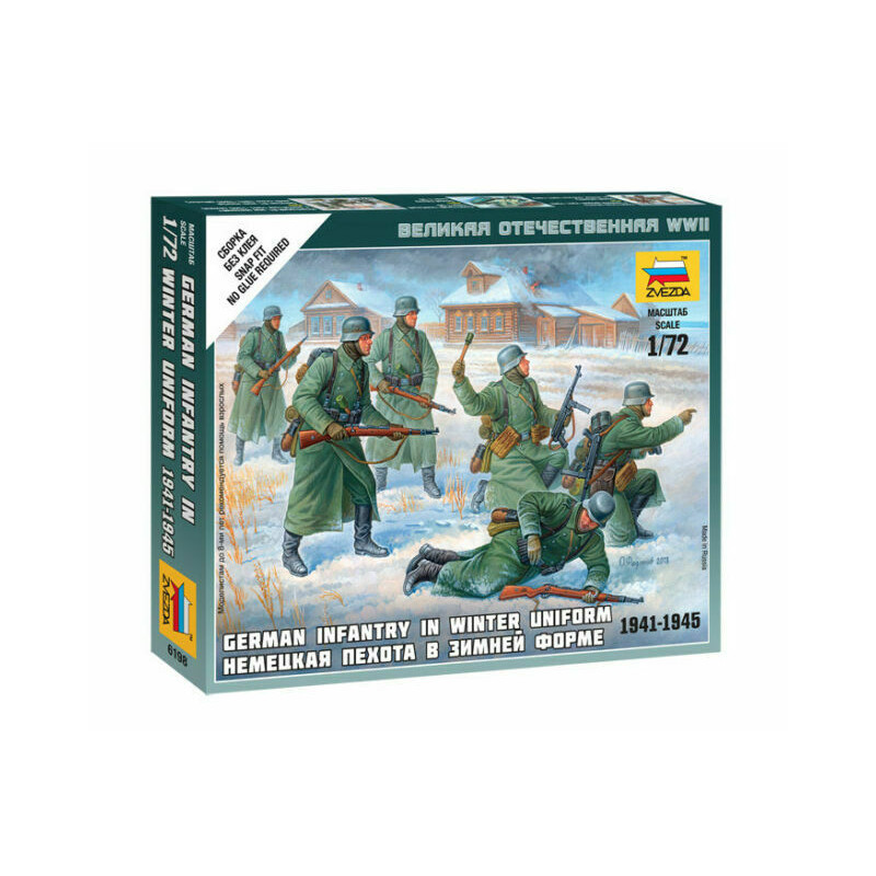 1:72 Zvezda 6198 - German Infantry (Winter Uniform) 1941-1945