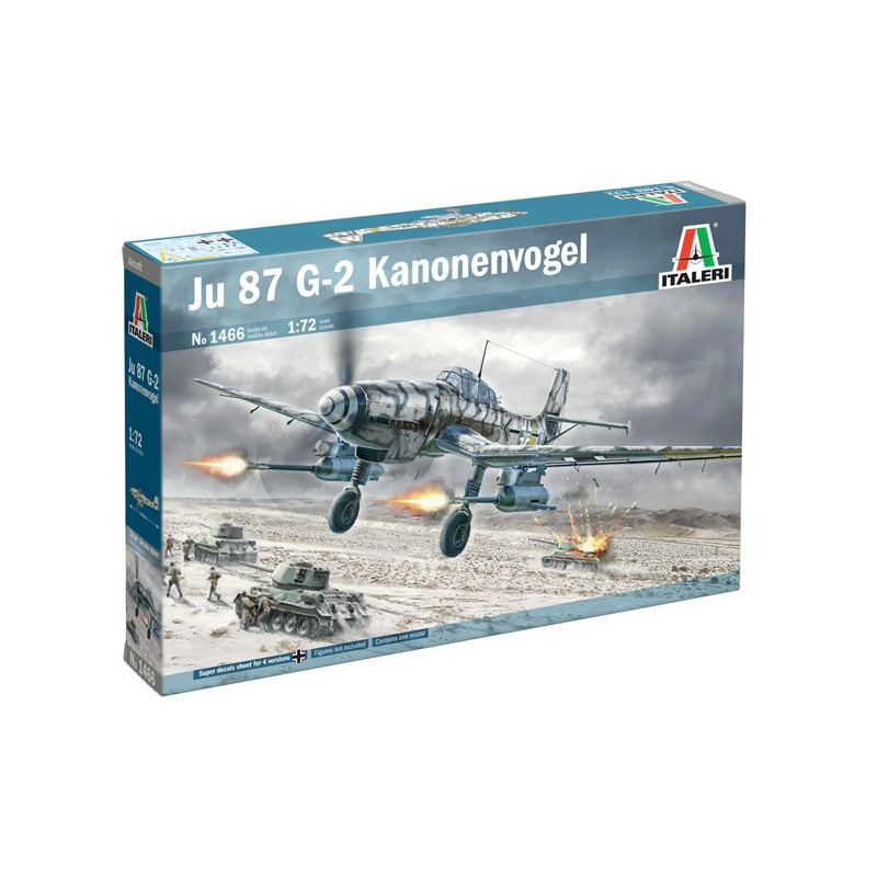1:72 Italeri 1466 - Junkers Ju-87 G-2 Kanonenvogel