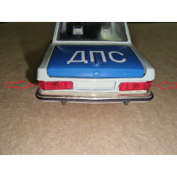 1:43 Auto Parts 43010 - 2 piece tail lights for GAZ-3102 "Volga", Red color.