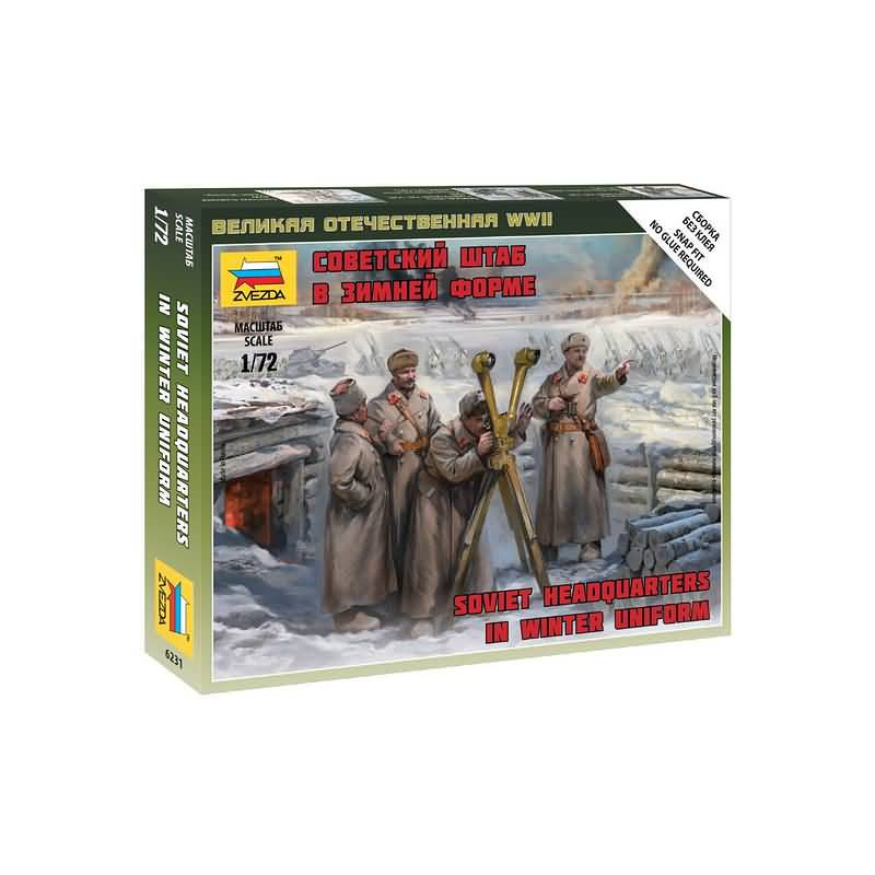 1:72 Zvezda 6231 - Советский штаб в зимней форме