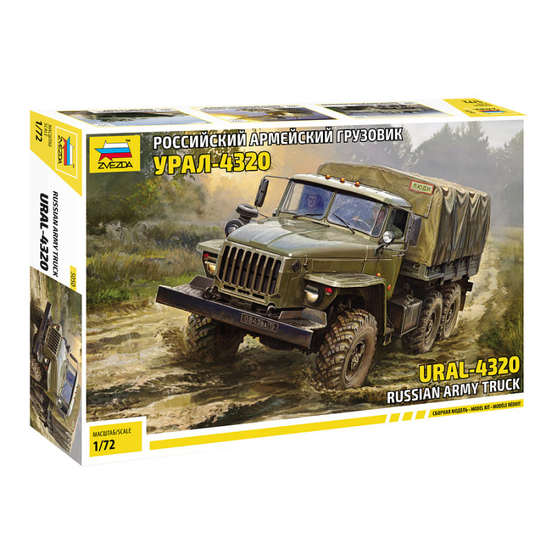 1:72 Zvezda 5050 - URAL-4320 Russian Army Truck