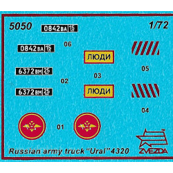 1:72 Zvezda 5050 - URAL-4320 Russian Army Truck
