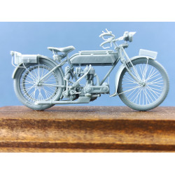 1:35 Copper State Models B35-001 - British Motorcycle Tr.Model H. 3d printed parts with decal.