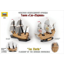 1:350 Zvezda 6502 - Flagship of The Armada Galeone "San Martin"