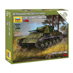 1:100 Zvezda 6290 - T-70B Soviet Light Tank