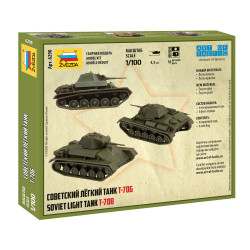 1:100 Zvezda 6290 - T-70B Soviet Light Tank