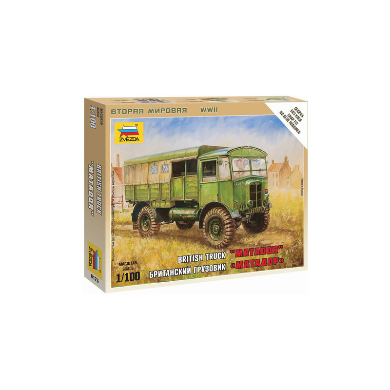 1:100 Zvezda 6175 - Britu kravas automašīna "Matador"