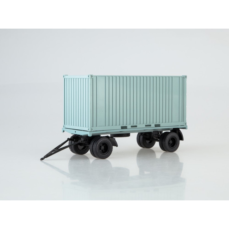 1:43 Auto History AIS7043 - GKB-8350 konteineru piekabe. PSRS, Krievija.