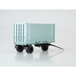 1:43 Auto History AIS7043 - GKB-8350 konteineru piekabe. PSRS, Krievija.