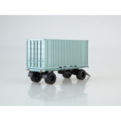 1:43 Auto History AIS7043 - GKB-8350 konteineru piekabe. PSRS, Krievija.