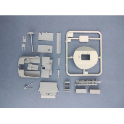 1:35 Copper State Models A35-012 - Lanchester Armoured Car interior. 3d printed parts.