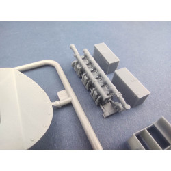 1:35 Copper State Models A35-012 - Lanchester Armoured Car interior. 3d printed parts.