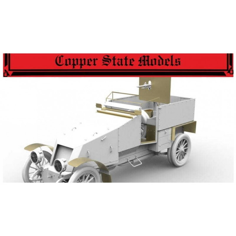 1:35 Copper State Models A35-007 - French AC Model 1914 (Type ED) Photo-etching detail set
