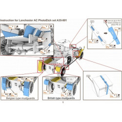1:35 Copper State Models A35-001 - Lanchester Photo-etching detail set