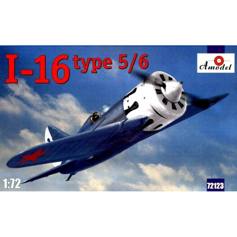 1:72 Amodel 72123 - И-16 / I-16 тype 5/6 USSR, Chinese, Finland, Spanish Air Forces