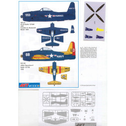 1:72 ART Model 7201 - Grumman F8F-2 Bearcat
