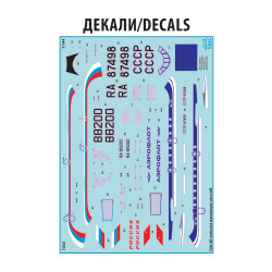 1:144 Zvezda 7030 - Turbojet Passagier Aircraft Jak-40