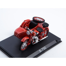 1:24 Dnepr K-750 motorcycle with magazine №31, Modimio Collections