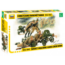 1:35 Zvezda 3584 - Советские пулеметчики 1943-1945