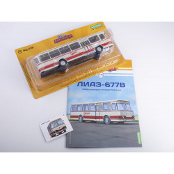 1:43 LiAZ-677V "Turist" autobuss ar žurnālu №48, Modimio Collections