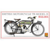 1:32 Copper State Models B32-001 - British Motorcycle Tr.Model H. 3d printed parts with decal.