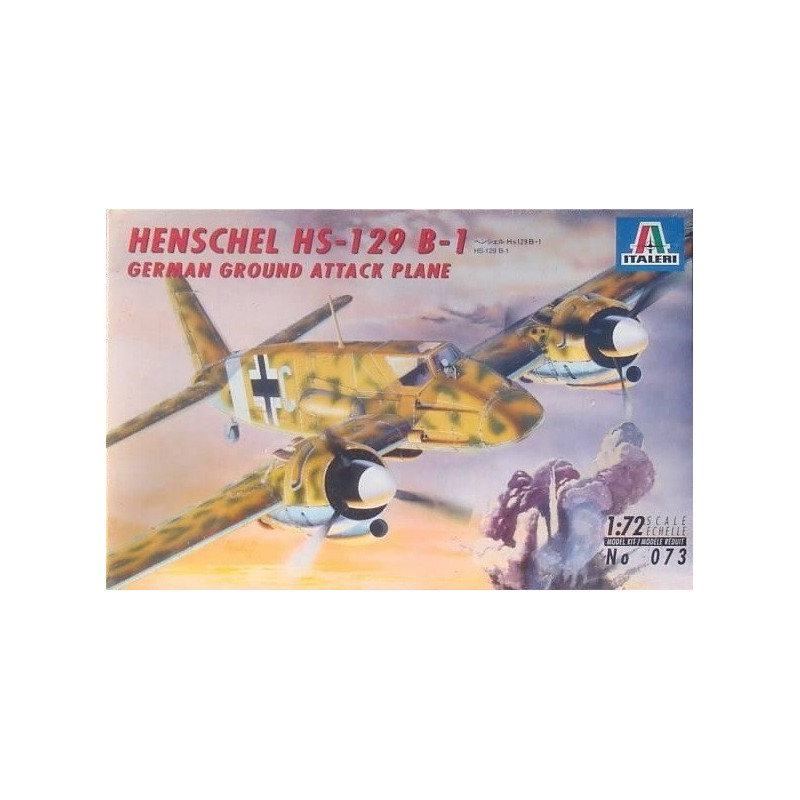 1:72 Italeri 073 - Henschel Hs 129B-1