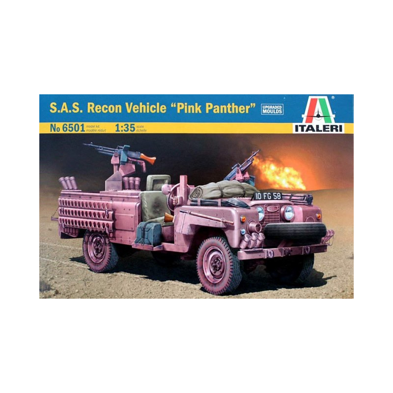 1:35 Italeri 6501 - S.A.S. Land Rover "Pink Panther"