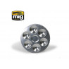 Ammo Mig A.MIG-8008 - Metāla krāsas palete (6 vietas)