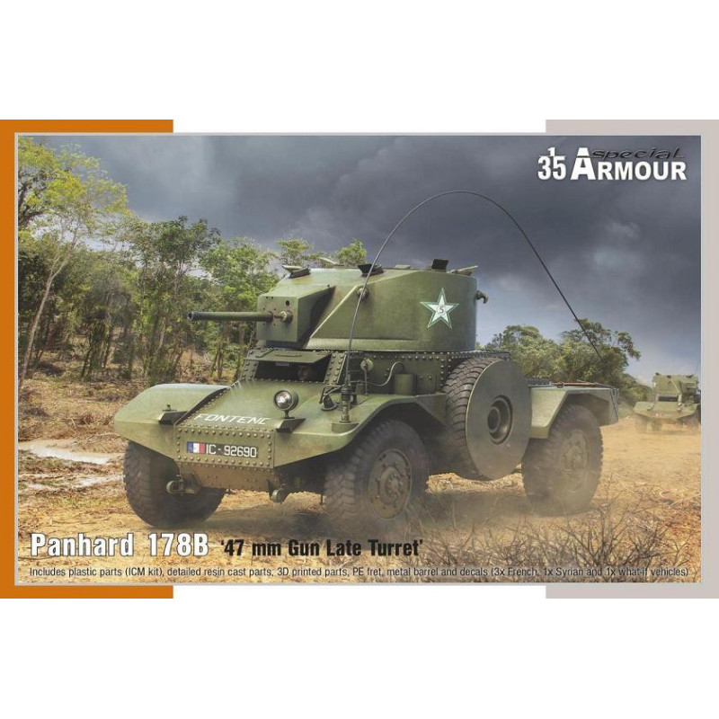 1:35 Special Hobby SA35009 - Panhard 178B 47 mm Gun Late Turret