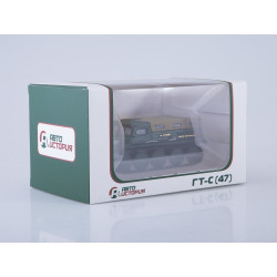 1:43 Auto History AIS3001 - GAZ-47 GT-S kāpurķēžu transportieris