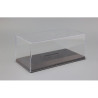 1:43 Caurspīdīga vitrīna modeļiem ar statīvu (14,5x7,5x6cm) mērogā 1:43