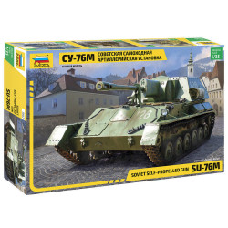 1:35 Zvezda 3662 - СУ-76М Советская самоходная артиллерийская установка
