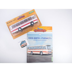 1:43 LAZ-697N autobuss ar žurnālu №50, Modimio Collections