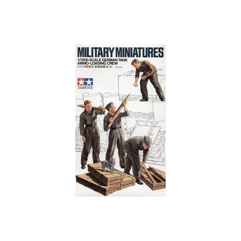 1:35 Tamiya 35188 - Vācu karavīri ielādē šāviņus