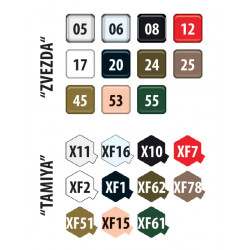 1:35 Zvezda 3664 - Amerikāņu armijas transportlīdzeklis 3/4T Vehicle Dodge WC-52