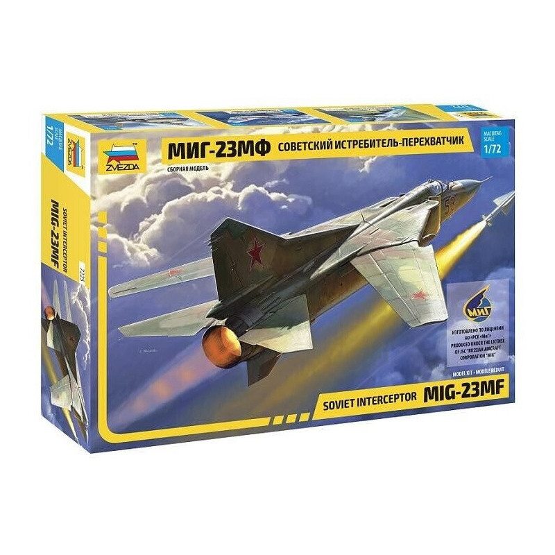 1:72 Zvezda 7225 - MiG-23MF 'FLOGGER' Soviet Interceptor