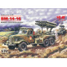 1:72 ICM 72581 - BM-14-16 Multiple Launch Rocket System on ZiL-157 base