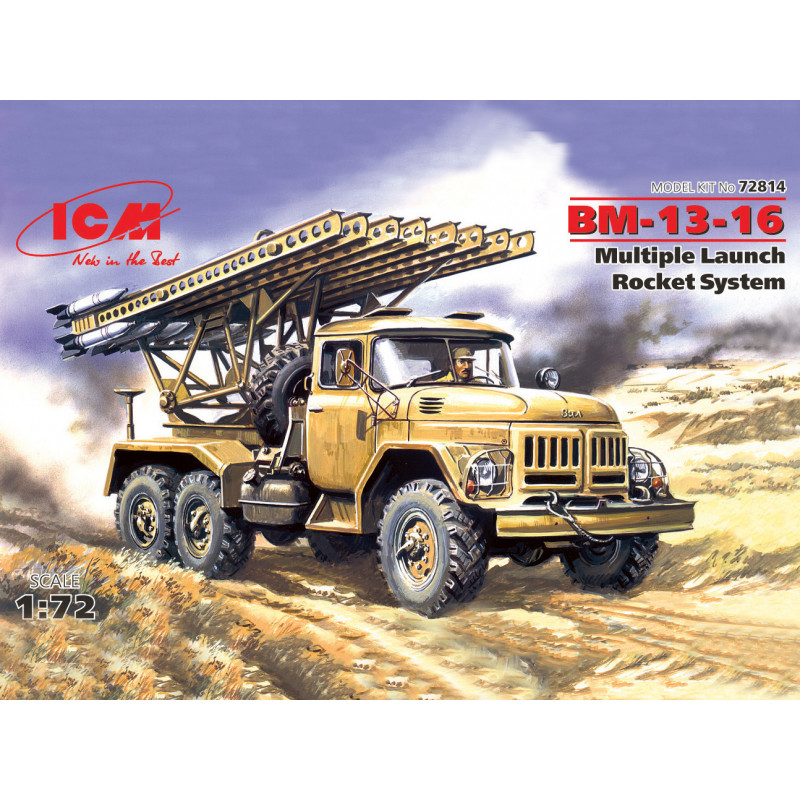 1:72 ICM 72814 - BM-13-16 Multiple Launch Rocket System on ZiL-131 base