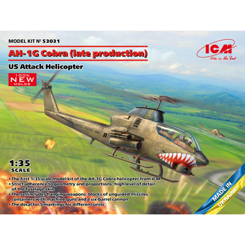 1:32 ICM 53031 - AH-1G Cobra (late production) US Attack Helicopter