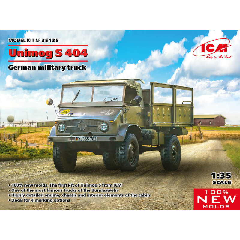 1:35 ICM 35135 - Unimog S 404 German military truck