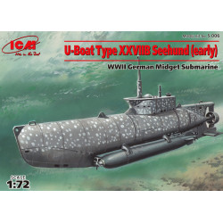 1:72 ICM S.006 - U-Boat Type XXVIIB “Seehund” (early), WWII German Midget Submarine