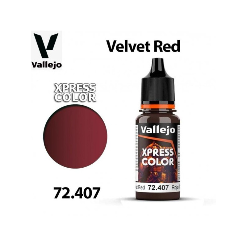 Vallejo Xpress Color 18 ml 72.407 Velvet Red