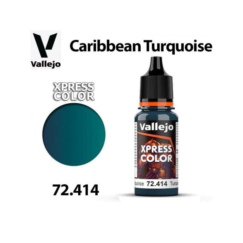 Vallejo Xpress Color 18 ml 72.414 Caribbean Turquoise
