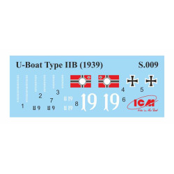 1:144 ICM S.009 - U-Boat Type IIB (1939), German Submarine