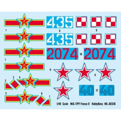 1:48 Hobby Boss 80336 - МиГ-17ПФ / MiG-17PF Fresco D