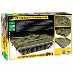 1:35 Zvezda 3649 - Krievijas kājnieku kaujas mašīna BMP-3