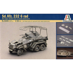 1:35 Italeri 6445 - Sd.Kfz.232 6 Rad with resin parts & photo-etched parts