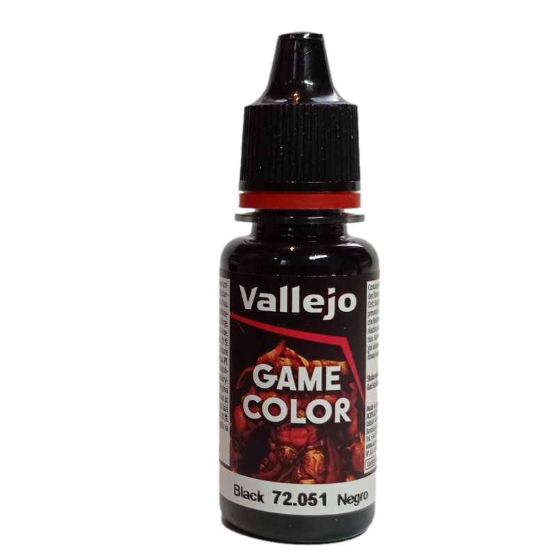 Vallejo Game Color 18 ml 72.051 Black