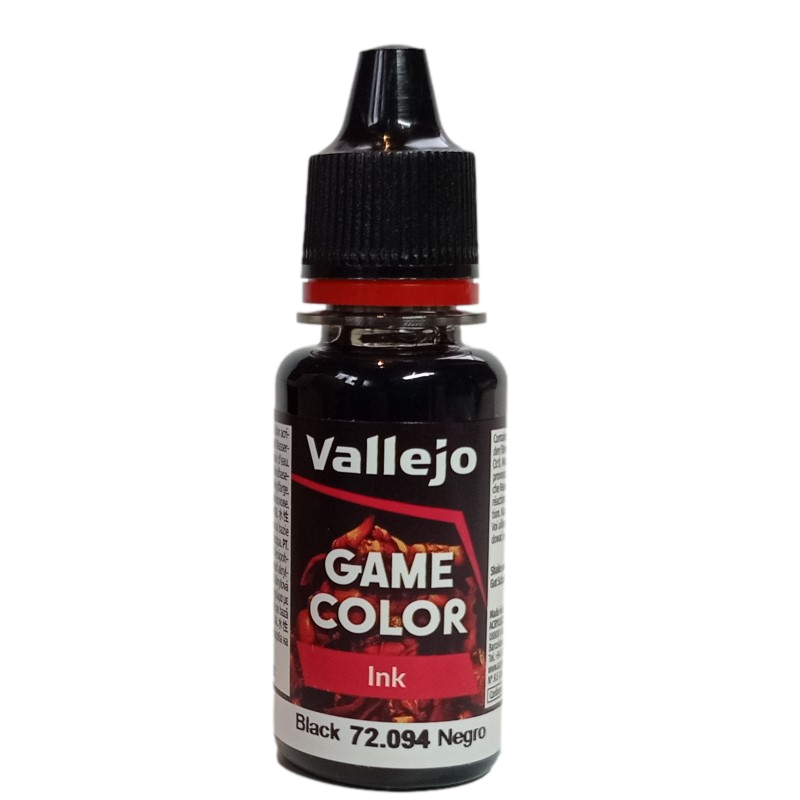 Vallejo Game Color 18 ml 72.094 Black Ink