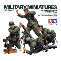 1:35 Tamiya 35193 - Немецкий 80 мм миномет с расчетом